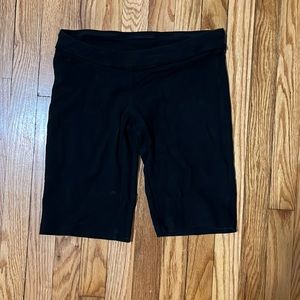 Ladies biker shorts. Size Medium. Black.